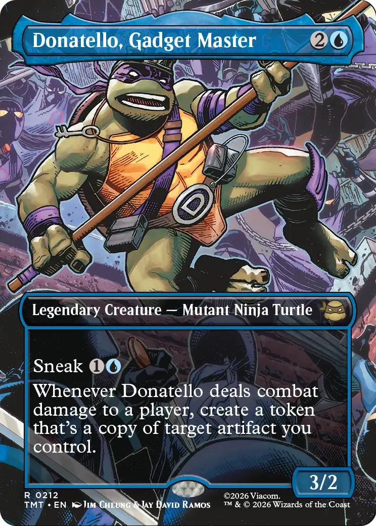 2026 Magic: The Gathering Teenage Mutant Ninja Turtles 2026 Magic: The Gathering Teenage Mutant Ninja Turtles #212 trading ca