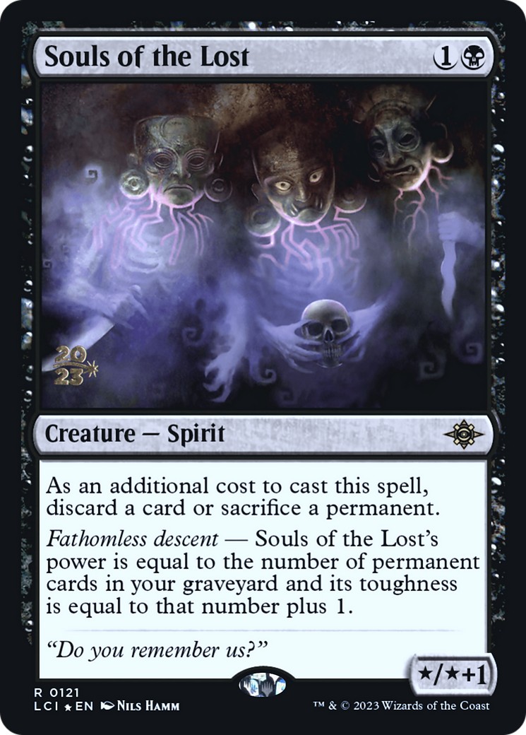 2023 Magic: The Gathering The Lost Caverns of Ixalan Promos Souls of the Lost #121s trading card