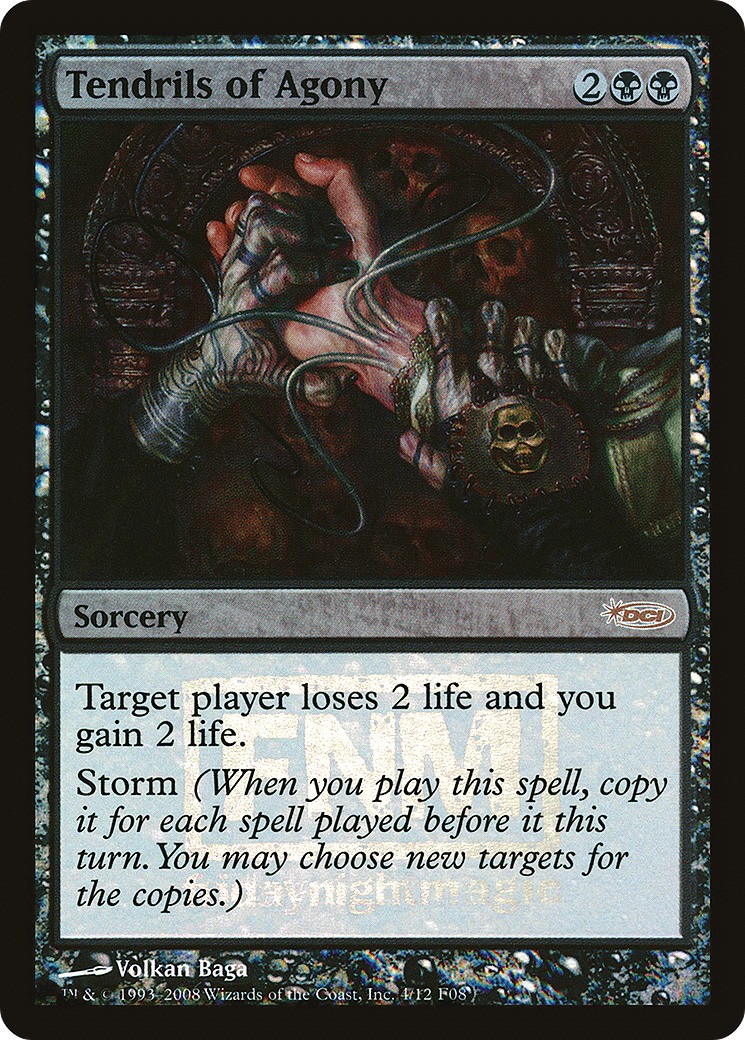 2008 Magic: The Gathering Friday Night Magic Tendrils of Agony #4 trading card