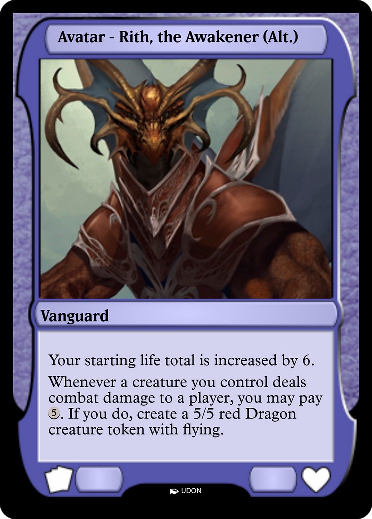 2003 Magic: The Gathering Magic Online Avatars Rith, the Awakener Avatar #106 trading card