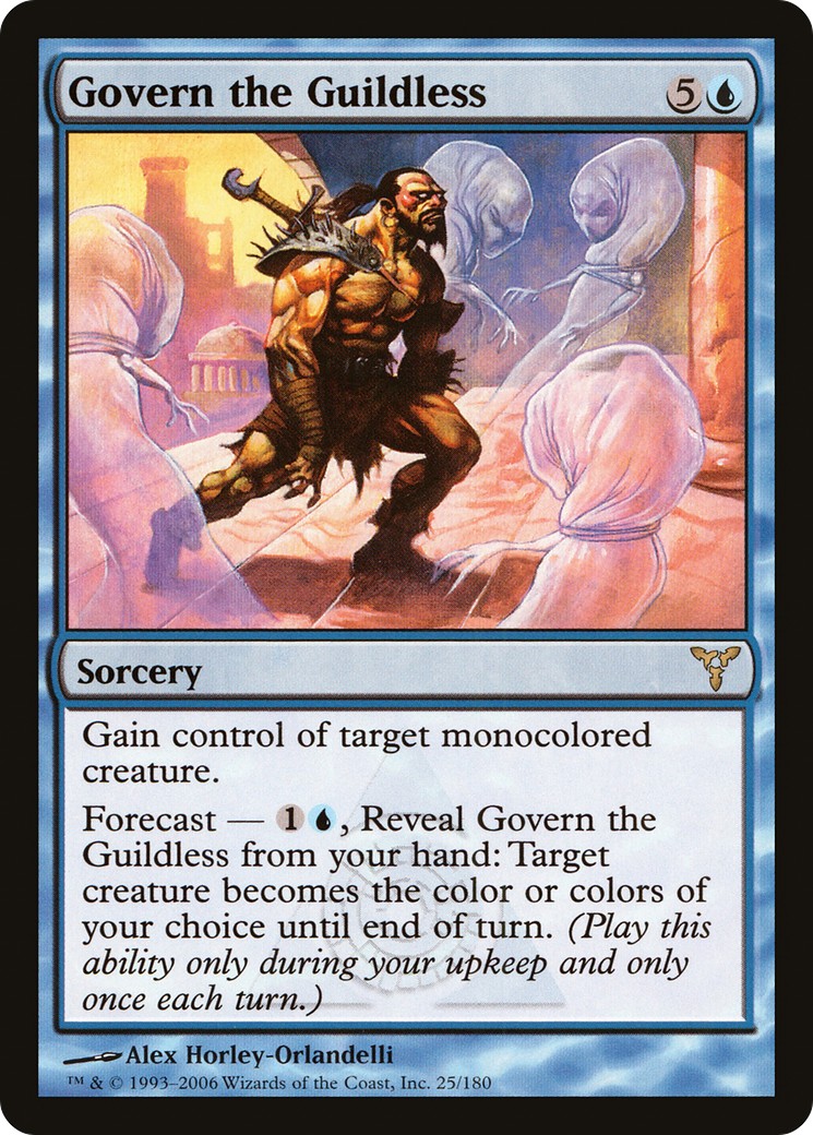 2006 Magic: The Gathering Dissension 2006 Magic: The Gathering Dissension #25 trading card