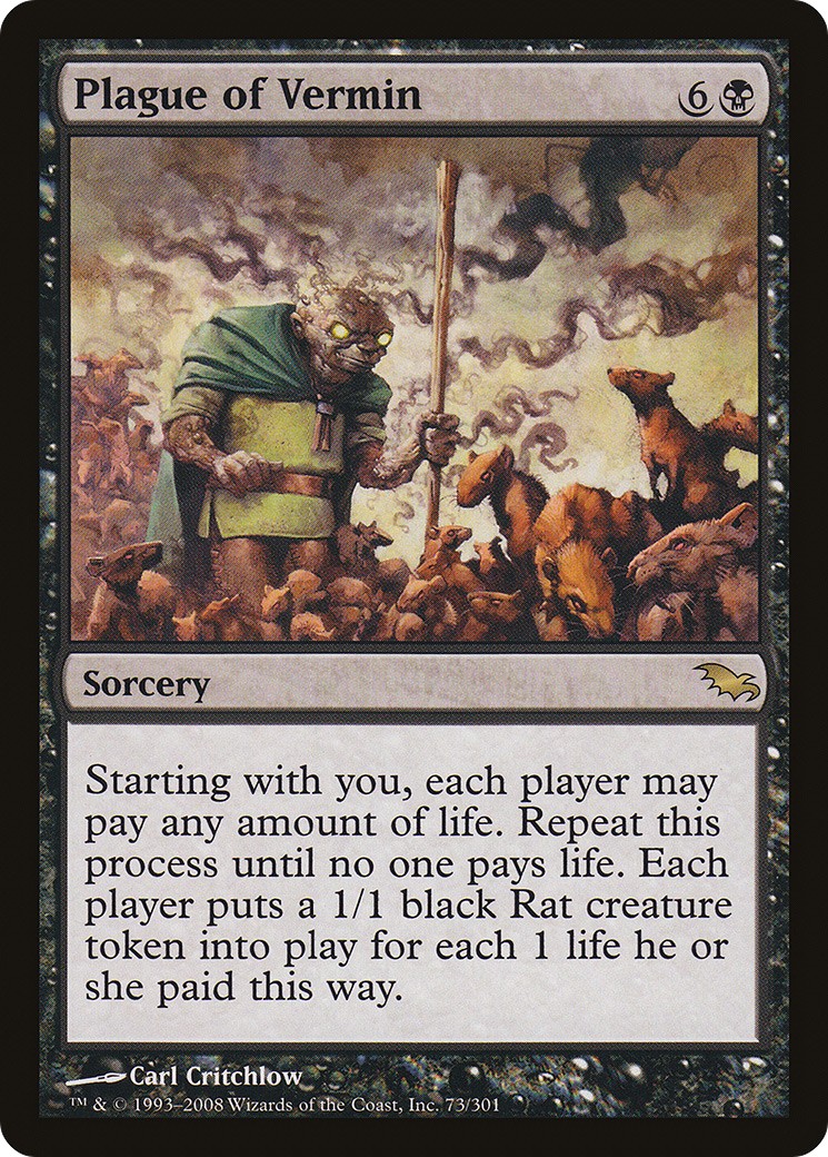 2008 Magic: The Gathering Shadowmoor 2008 Magic: The Gathering Shadowmoor #73 trading card