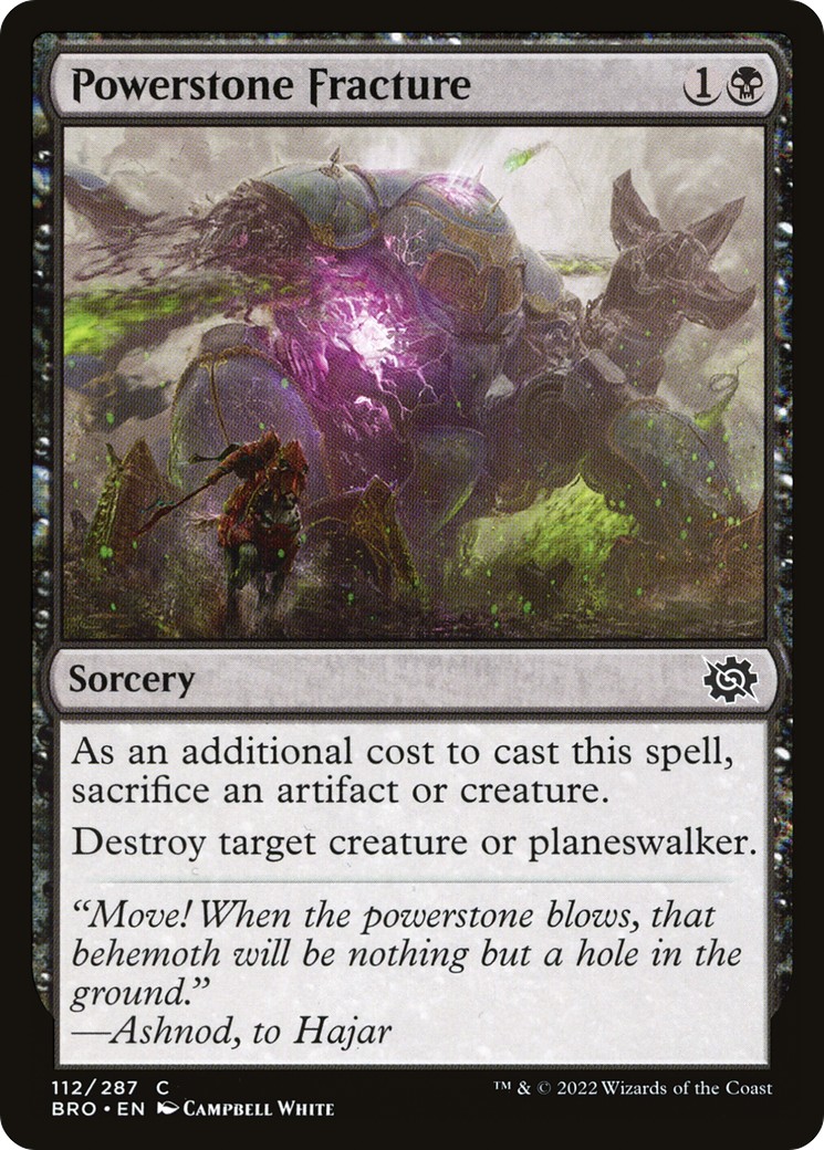 2022 Magic: The Gathering The Brothers' War 2022 Magic: The Gathering The Brothers' War #112 trading card