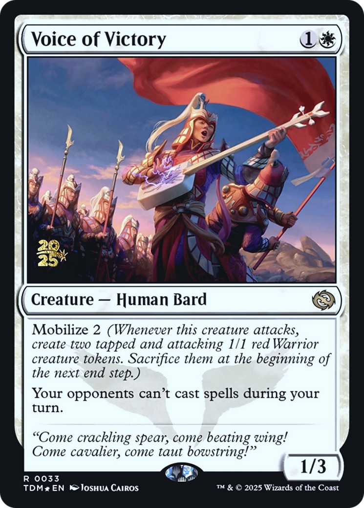 2025 Magic: The Gathering Tarkir: Dragonstorm Promos 2025 Magic: The Gathering Tarkir: Dragonstorm Promos #33s trading card