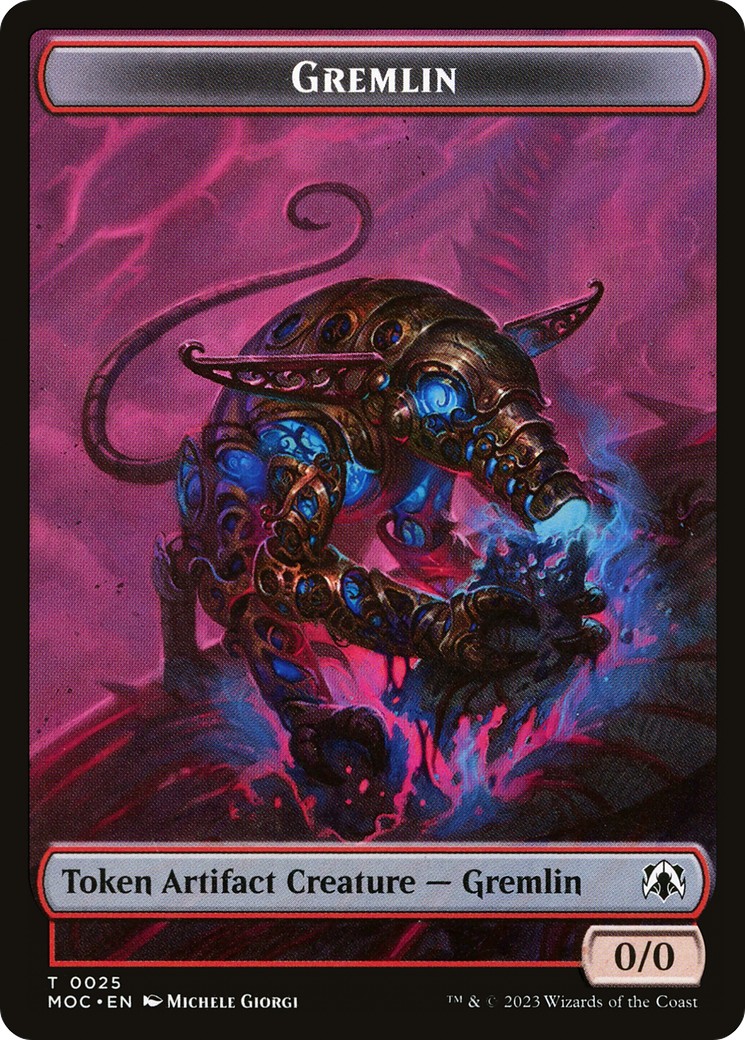 2023 Magic: The Gathering March of the Machine Commander Tokens 2023 Magic: The Gathering March of the Machine Commander Toke