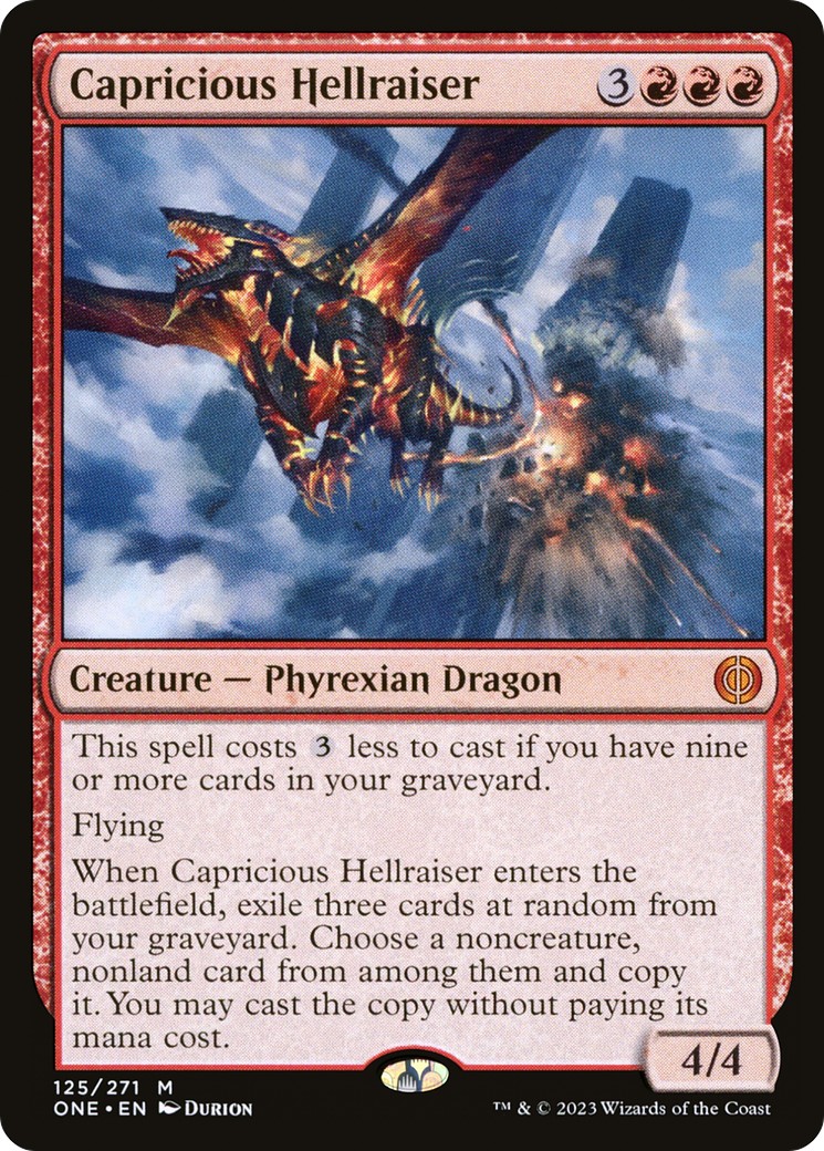 2023 Magic: The Gathering Phyrexia: All Will Be One 2023 Magic: The Gathering Phyrexia: All Will Be One #125 trading card