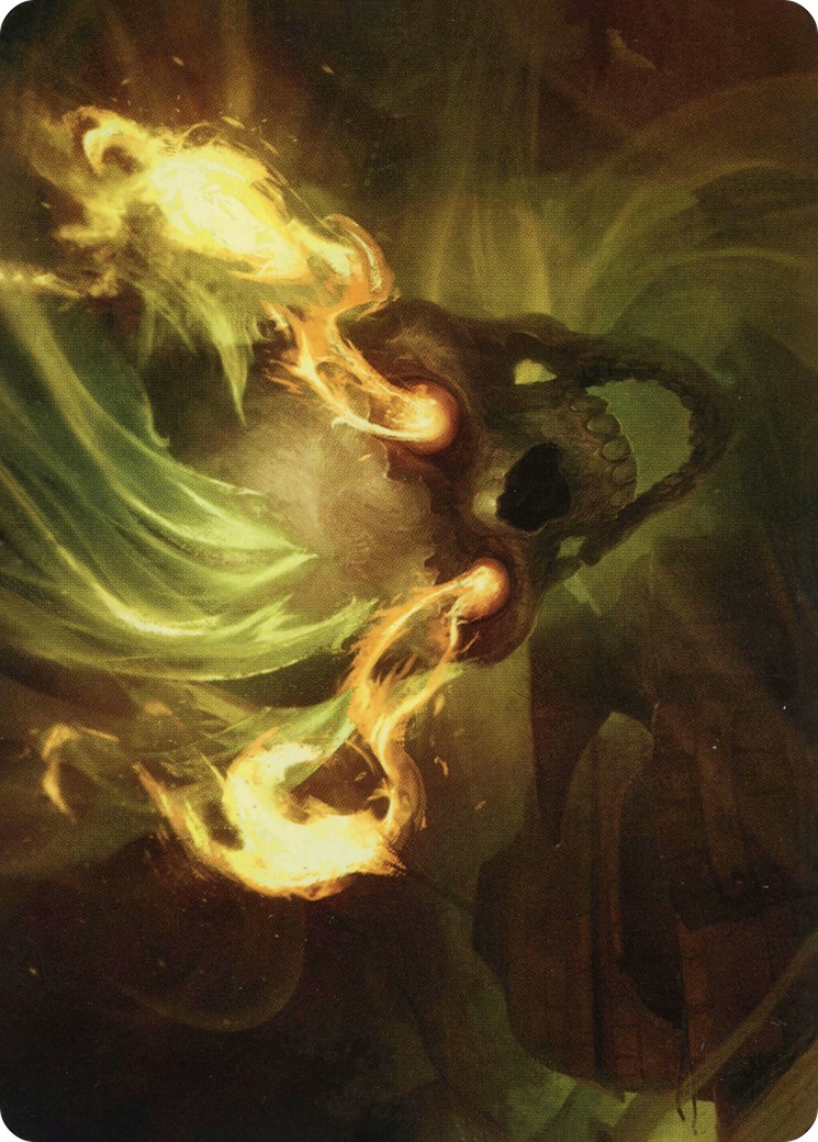 2021 Magic: The Gathering Adventures in the Forgotten Realms Art Series Flameskull // Flameskull #14 trading card