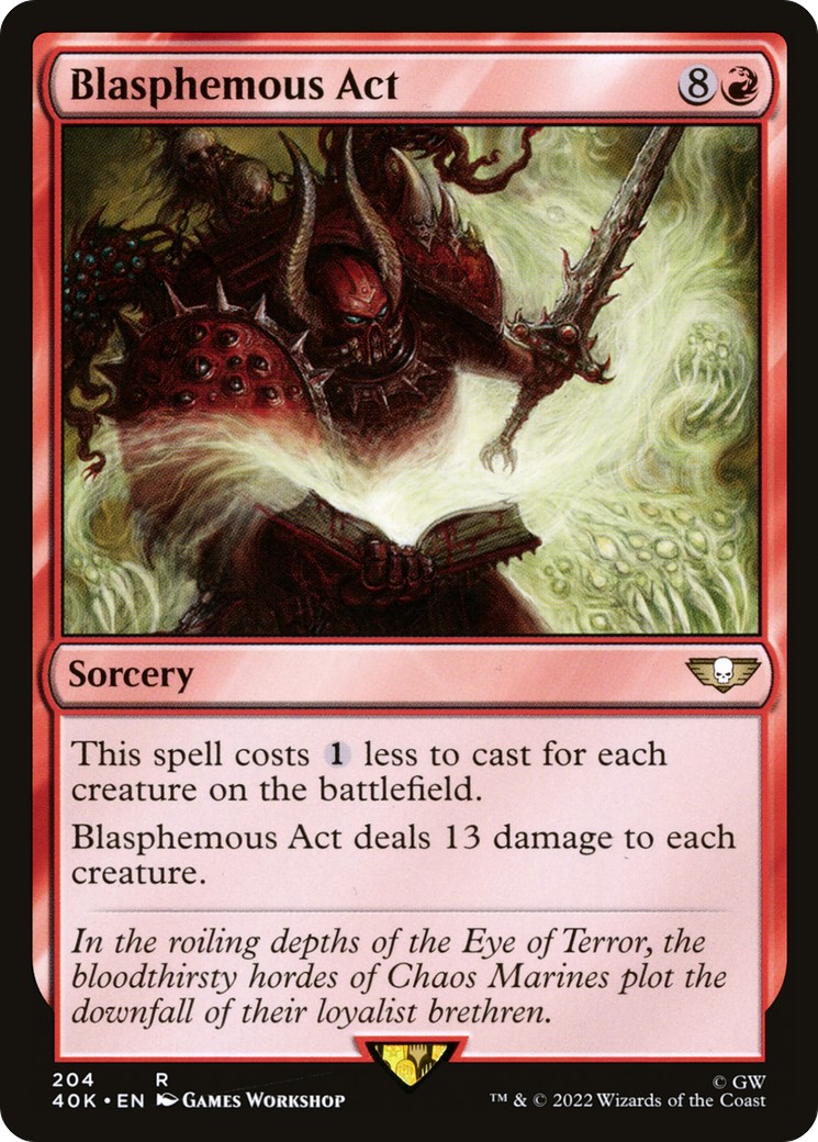 2022 Magic: The Gathering Warhammer 40,000 2022 Magic: The Gathering Warhammer 40,000 #204 trading card