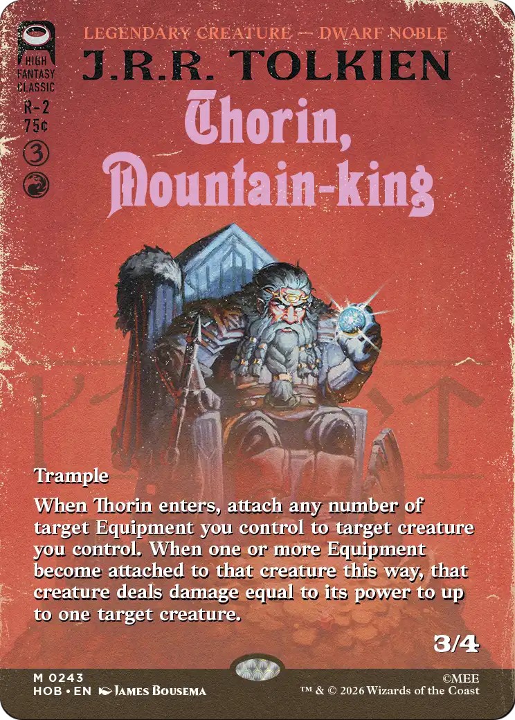 2026 Magic: The Gathering The Hobbit 2026 Magic: The Gathering The Hobbit #243 trading card