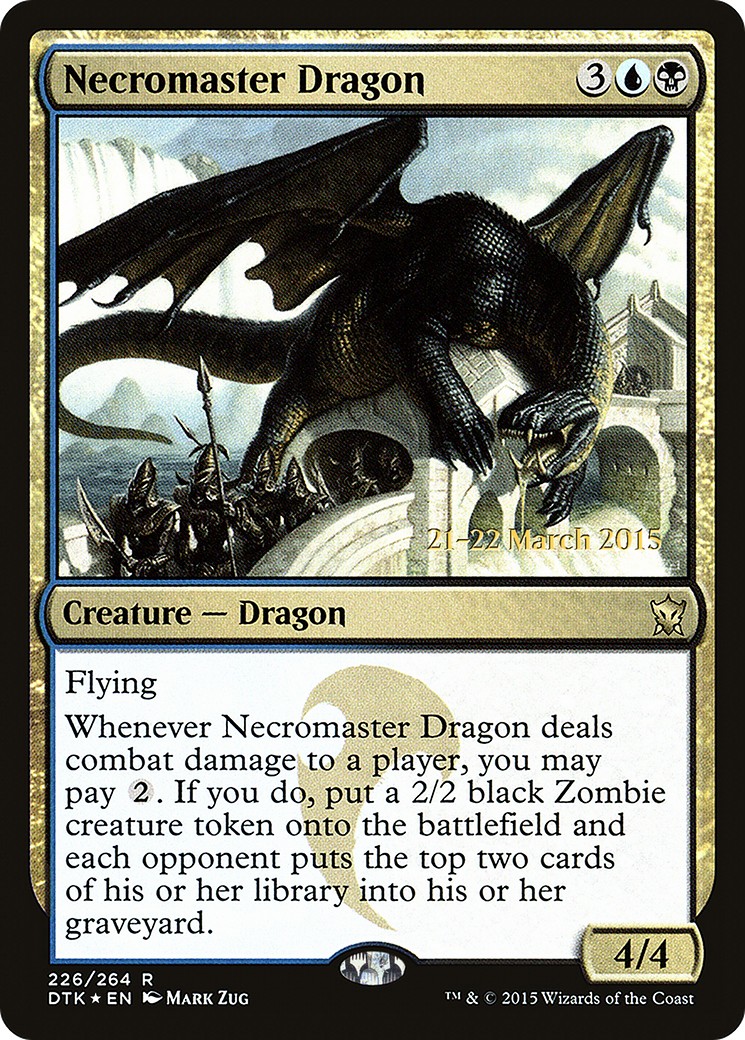 2015 Magic: The Gathering Dragons of Tarkir Promos 2015 Magic: The Gathering Dragons of Tarkir Promos #226s trading card