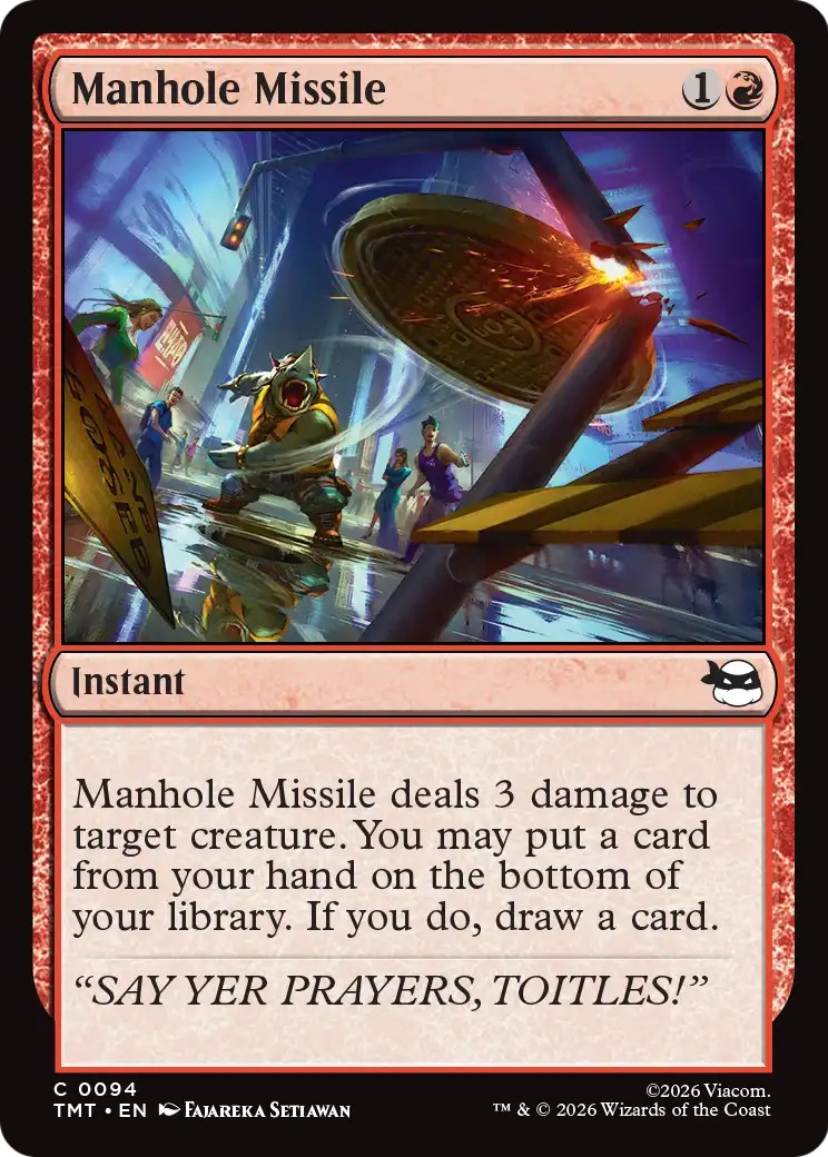 2026 Magic: The Gathering Teenage Mutant Ninja Turtles 2026 Magic: The Gathering Teenage Mutant Ninja Turtles #94 trading car
