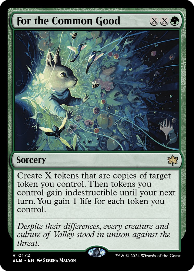 2024 Magic: The Gathering Bloomburrow Promos 2024 Magic: The Gathering Bloomburrow Promos #172p trading card