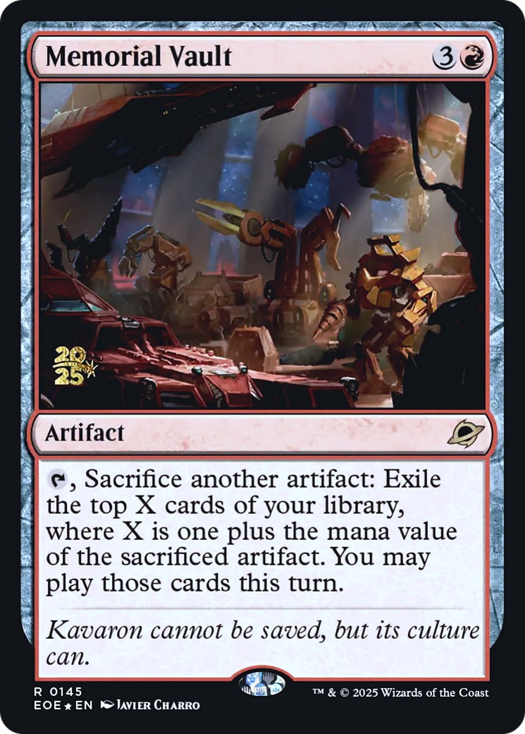 2025 Magic: The Gathering Edge of Eternities Promos 2025 Magic: The Gathering Edge of Eternities Promos #145s trading card