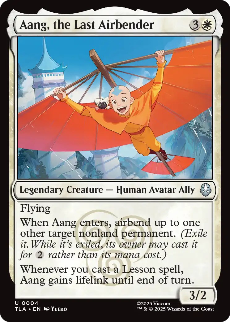 2025 Magic: The Gathering Avatar: The Last Airbender 2025 Magic: The Gathering Avatar: The Last Airbender #4 trading card