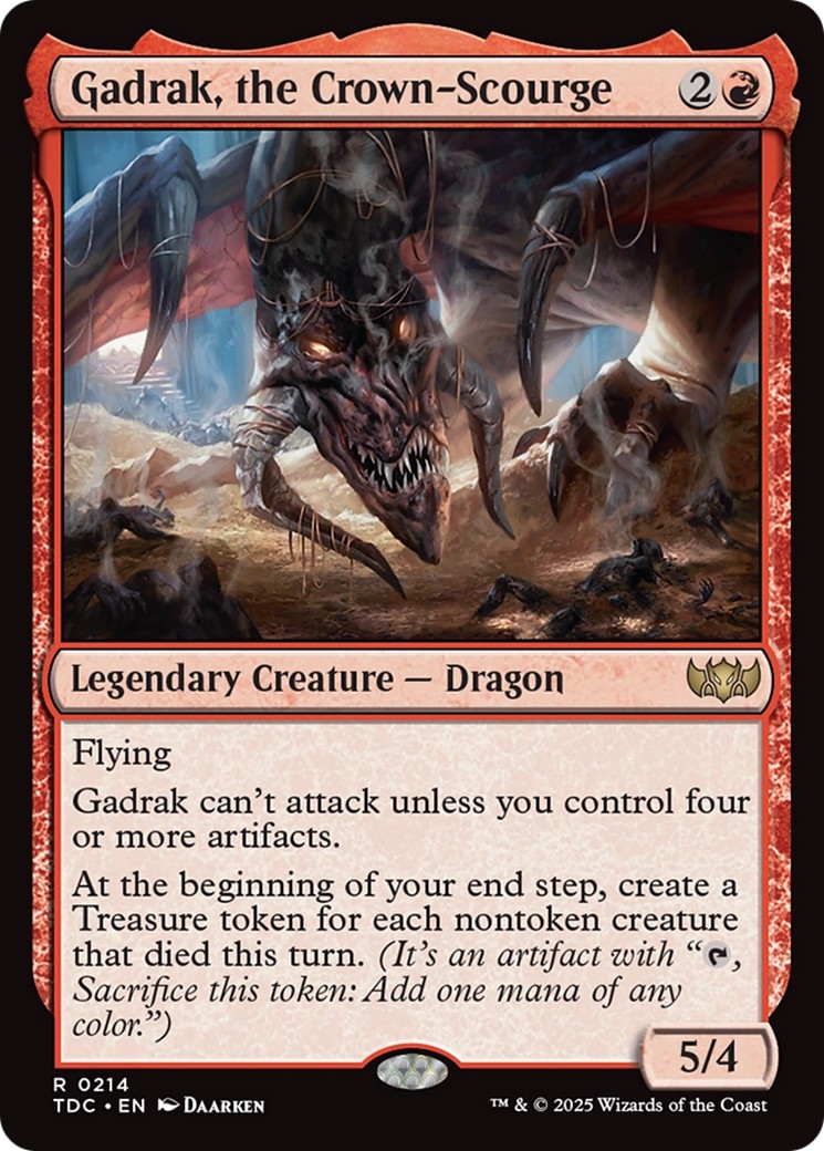 2025 Magic: The Gathering Tarkir: Dragonstorm 2025 Magic: The Gathering Tarkir: Dragonstorm #214 trading card