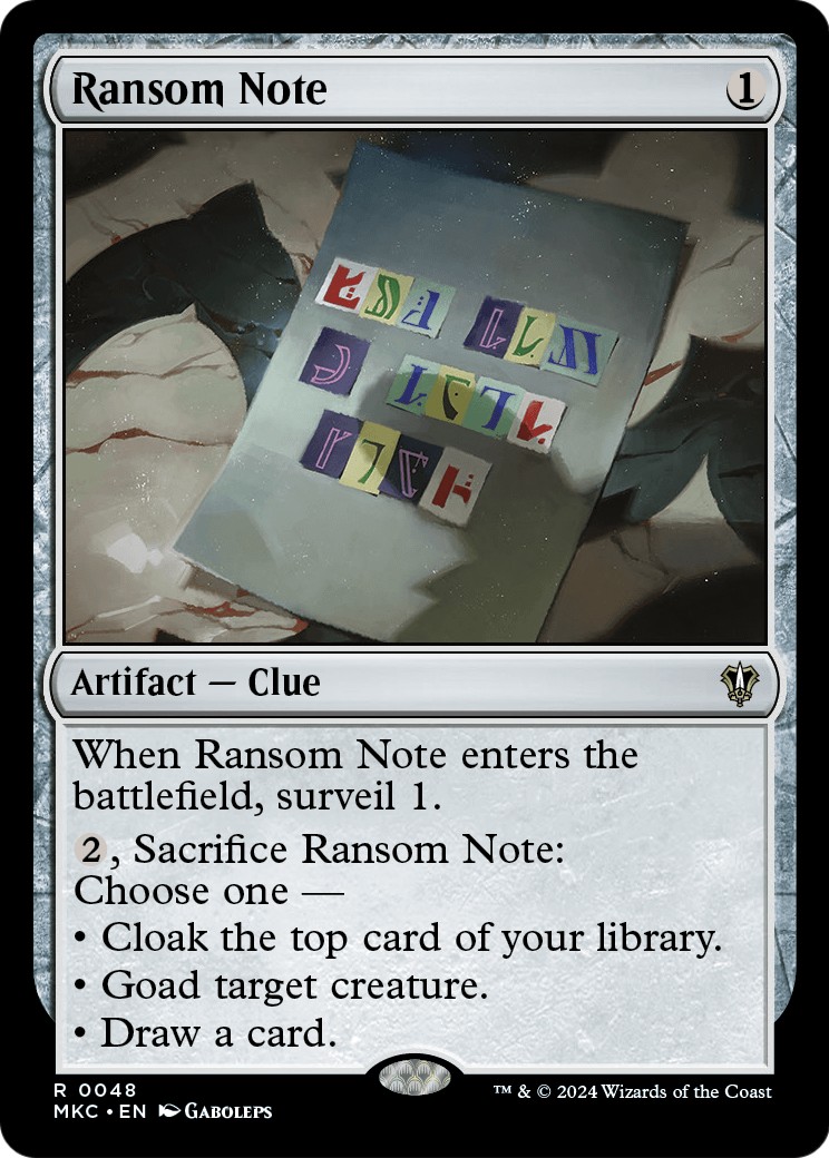 2024 Magic: The Gathering Murders at Karlov Manor 2024 Magic: The Gathering Murders at Karlov Manor #48 trading card