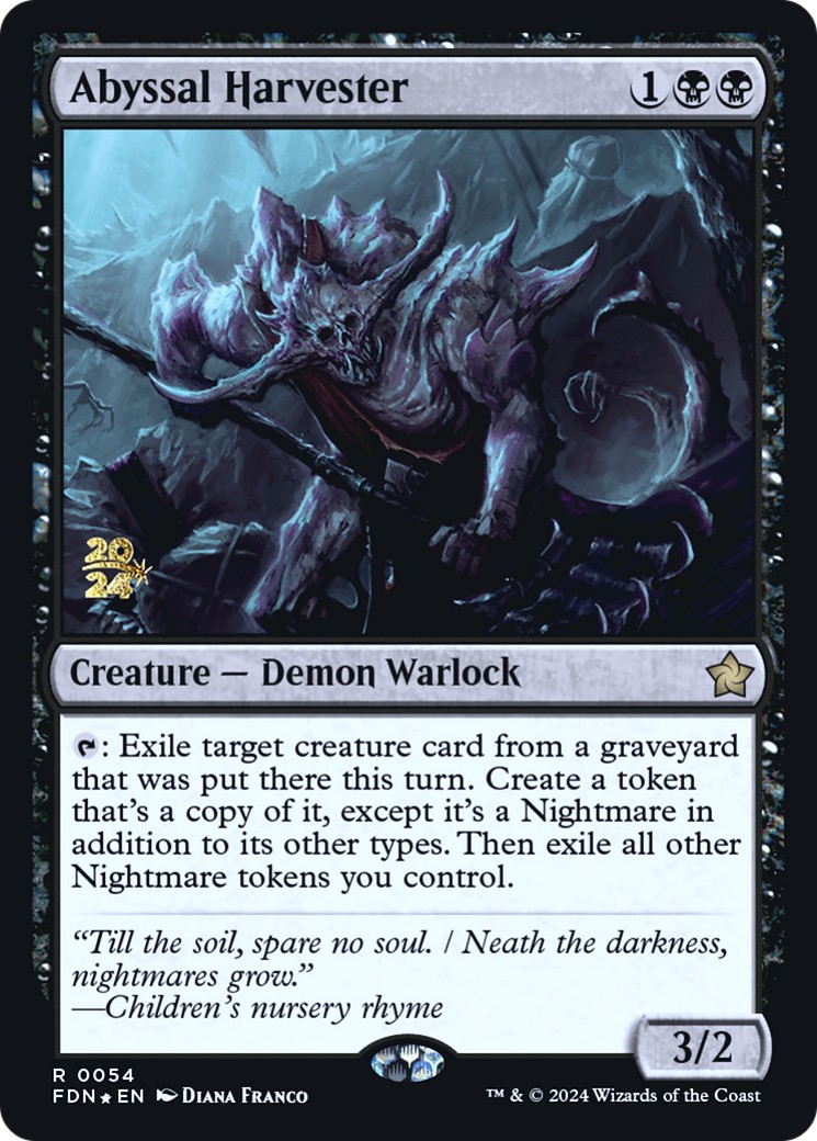 2024 Magic: The Gathering Foundations Promos 2024 Magic: The Gathering Foundations Promos #54s trading card