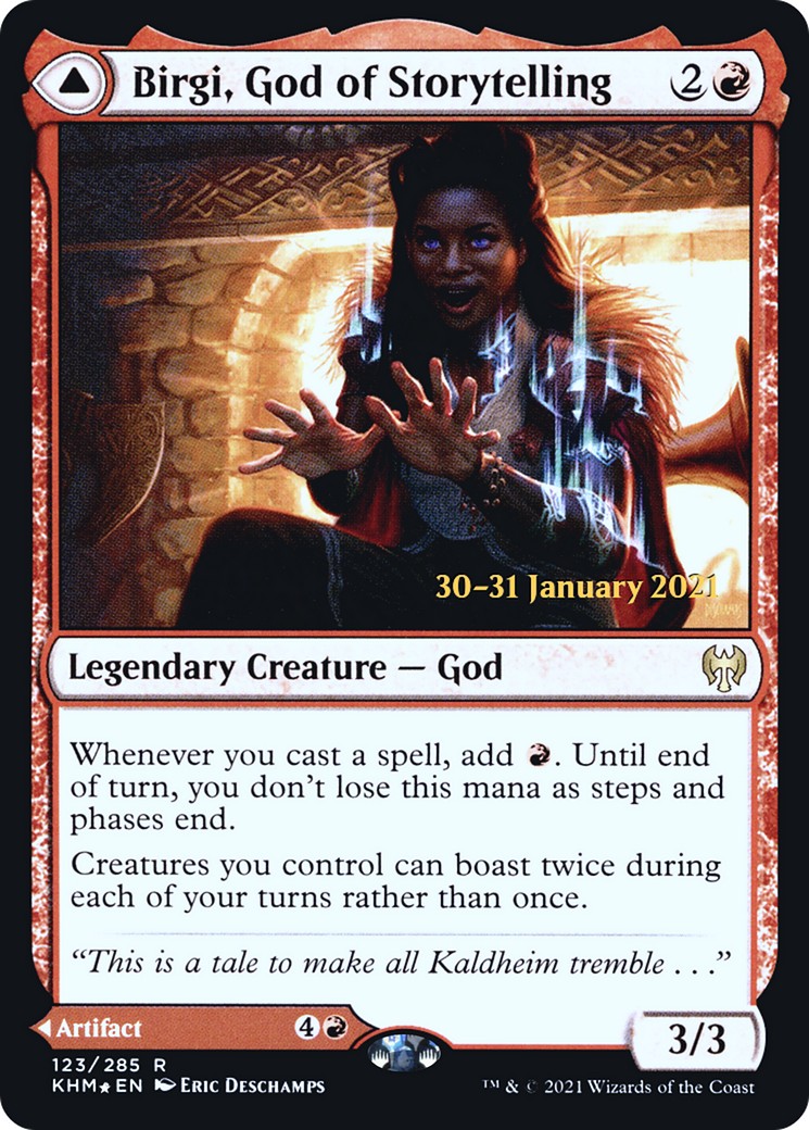 Birgi, God of Storytelling // Harnfel, Horn of Bounty - Image 1