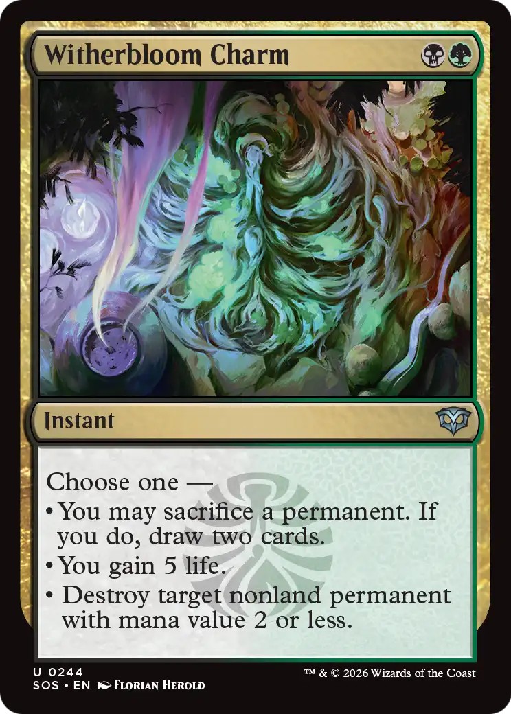 2026 Magic: The Gathering Secrets of Strixhaven 2026 Magic: The Gathering Secrets of Strixhaven #244 trading card