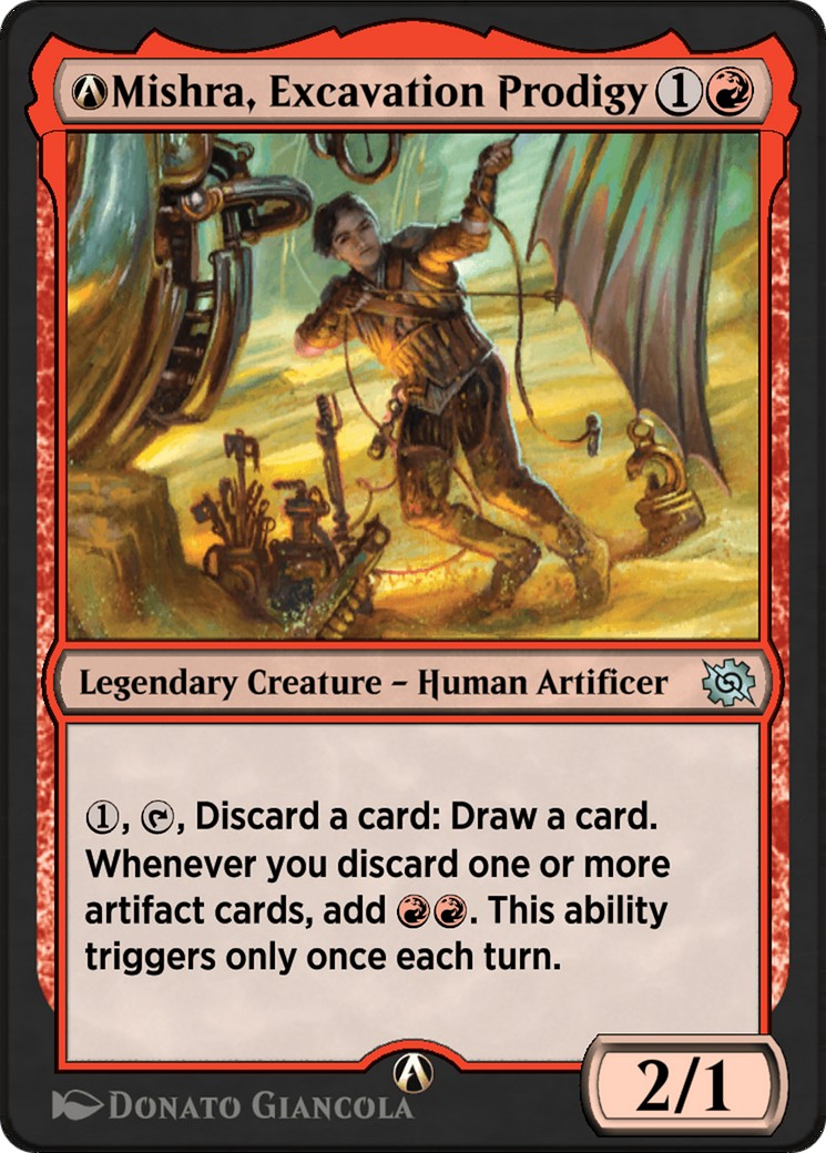 2024 Magic: The Gathering The Brothers' War A-Mishra, Excavation Prodigy #A-140 trading card