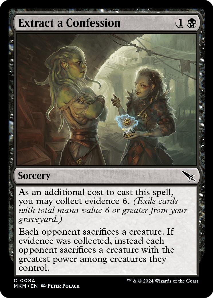 2024 Magic: The Gathering Murders at Karlov Manor 2024 Magic: The Gathering Murders at Karlov Manor #84 trading card
