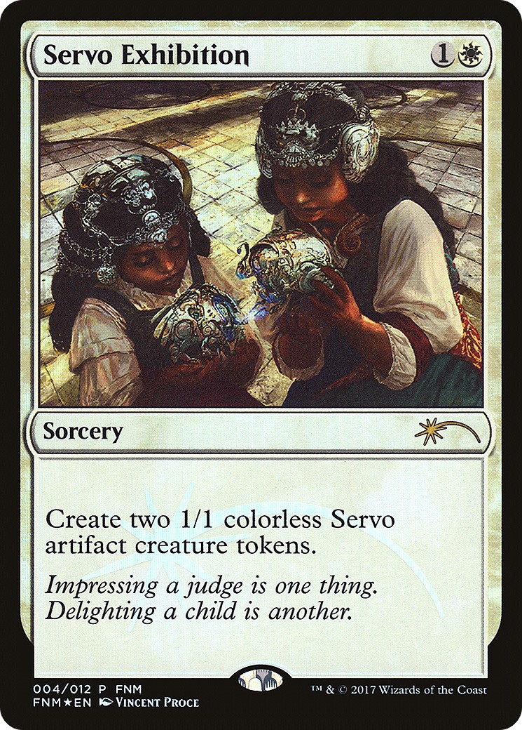 2017 Magic: The Gathering Friday Night Magic Servo Exhibition #4 trading card