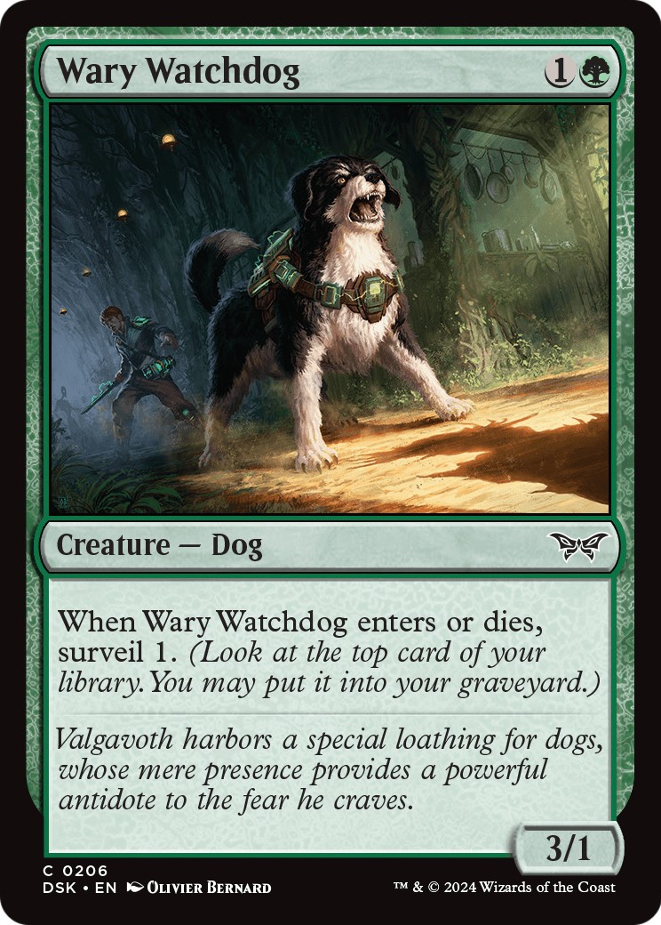 2024 Magic: The Gathering Duskmourn: House of Horror 2024 Magic: The Gathering Duskmourn: House of Horror #206 trading card