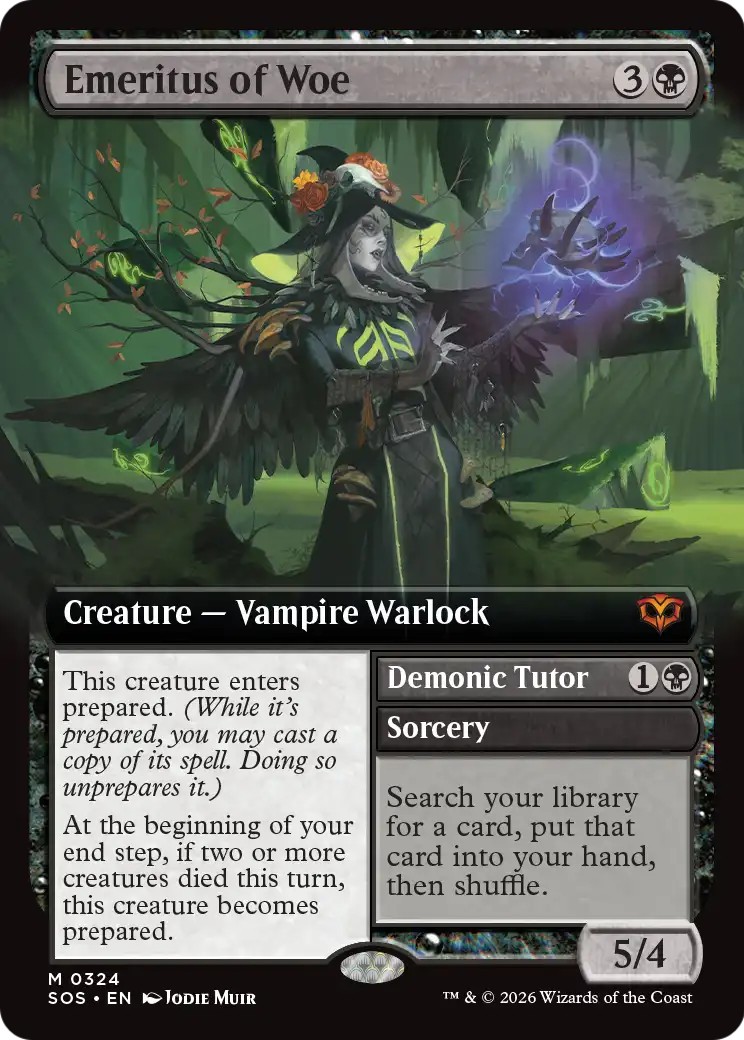 2026 Magic: The Gathering Secrets of Strixhaven 2026 Magic: The Gathering Secrets of Strixhaven #324 trading card