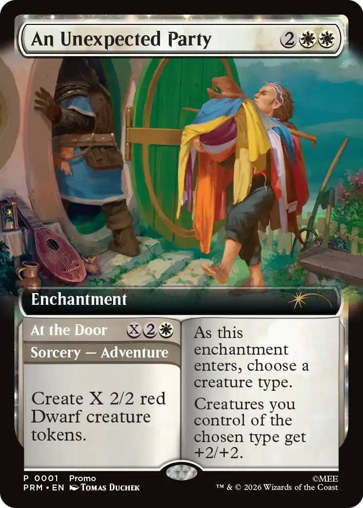 2026 Magic: The Gathering Wizards Play Network An Unexpected Party // At the Door #14 trading card