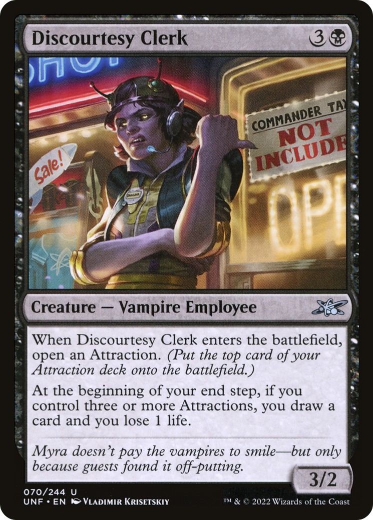 Discourtesy Clerk - Image 1