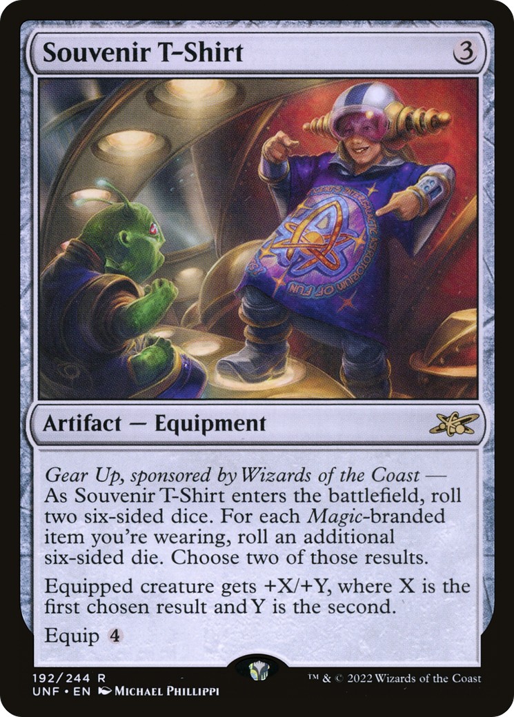 2022 Magic: The Gathering Unfinity 2022 Magic: The Gathering Unfinity #192 trading card