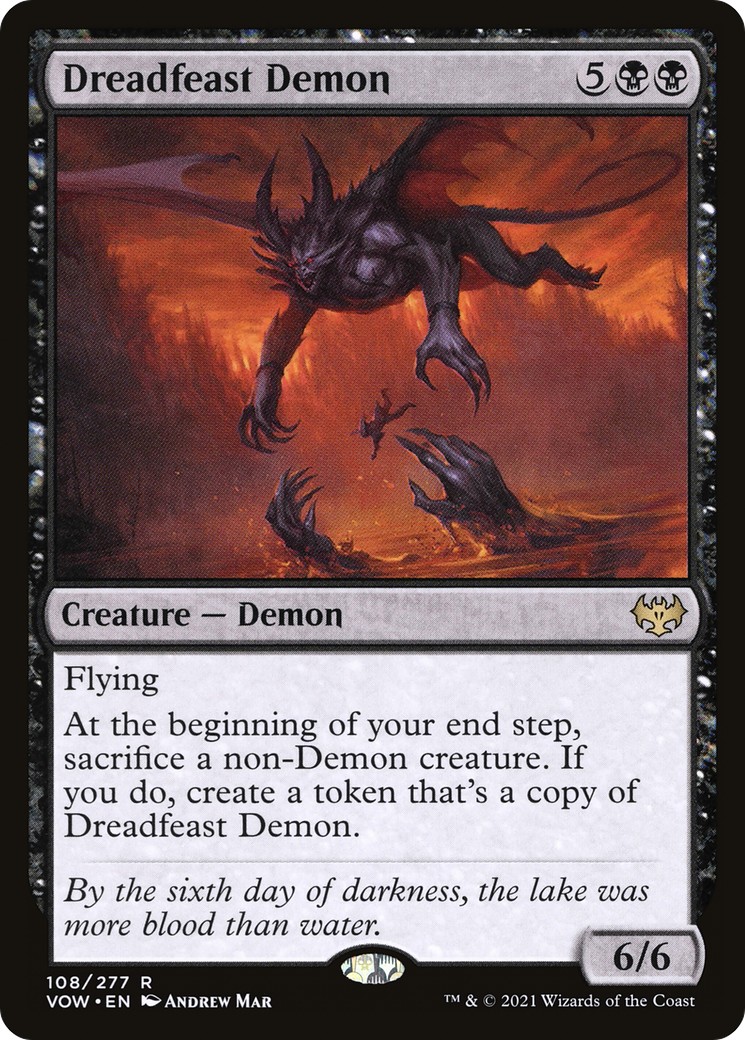 2021 Magic: The Gathering Innistrad: Crimson Vow 2021 Magic: The Gathering Innistrad: Crimson Vow #108 trading card