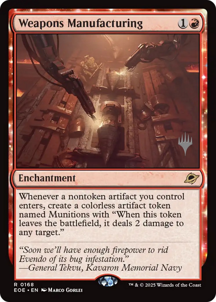 2025 Magic: The Gathering Edge of Eternities Promos 2025 Magic: The Gathering Edge of Eternities Promos #168p trading card
