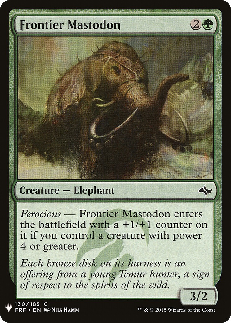 2019 Magic: The Gathering The List 2019 Magic: The Gathering The List #FRF-130 trading card