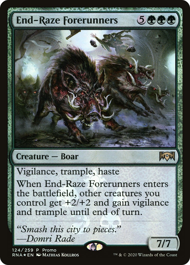 2021 Magic: The Gathering Ravnica Allegiance Promos 2021 Magic: The Gathering Ravnica Allegiance Promos #124★ trading card