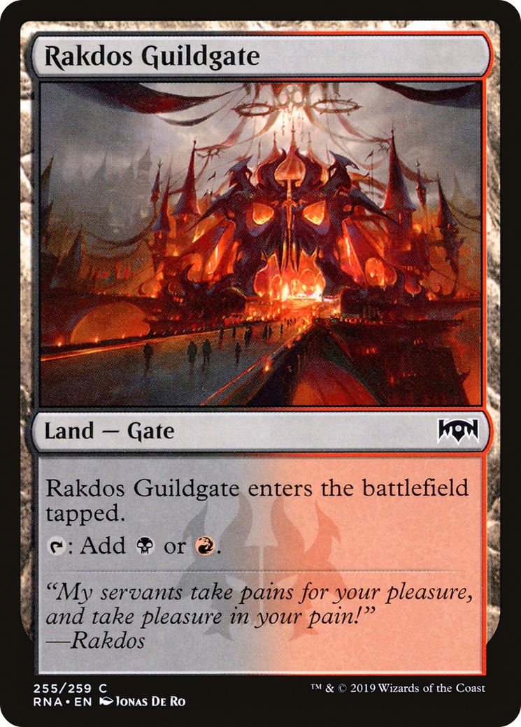 2019 Magic: The Gathering Ravnica Allegiance 2019 Magic: The Gathering Ravnica Allegiance #255 trading card