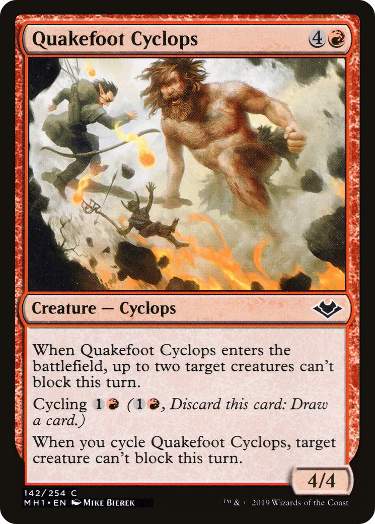 2019 Magic: The Gathering Modern Horizons 2019 Magic: The Gathering Modern Horizons #142 trading card