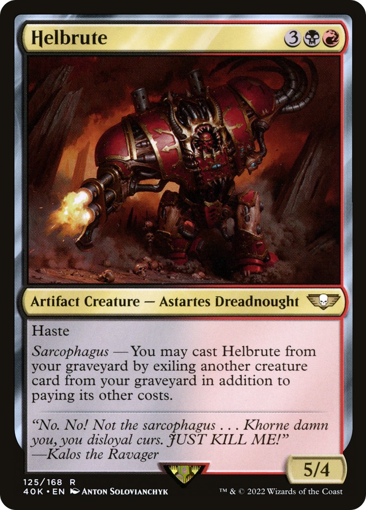 2022 Magic: The Gathering Warhammer 40,000 2022 Magic: The Gathering Warhammer 40,000 #125 trading card