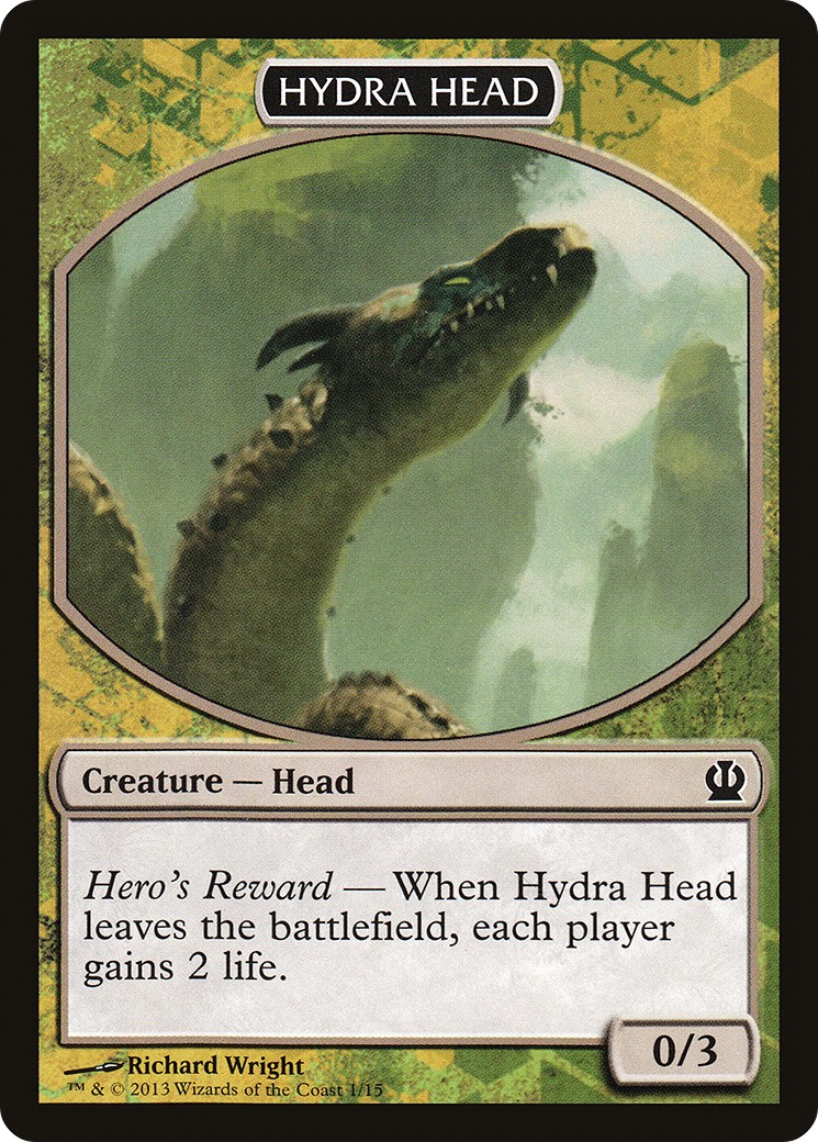 2013 Magic: The Gathering Face the Hydra Hydra Head #1 trading card