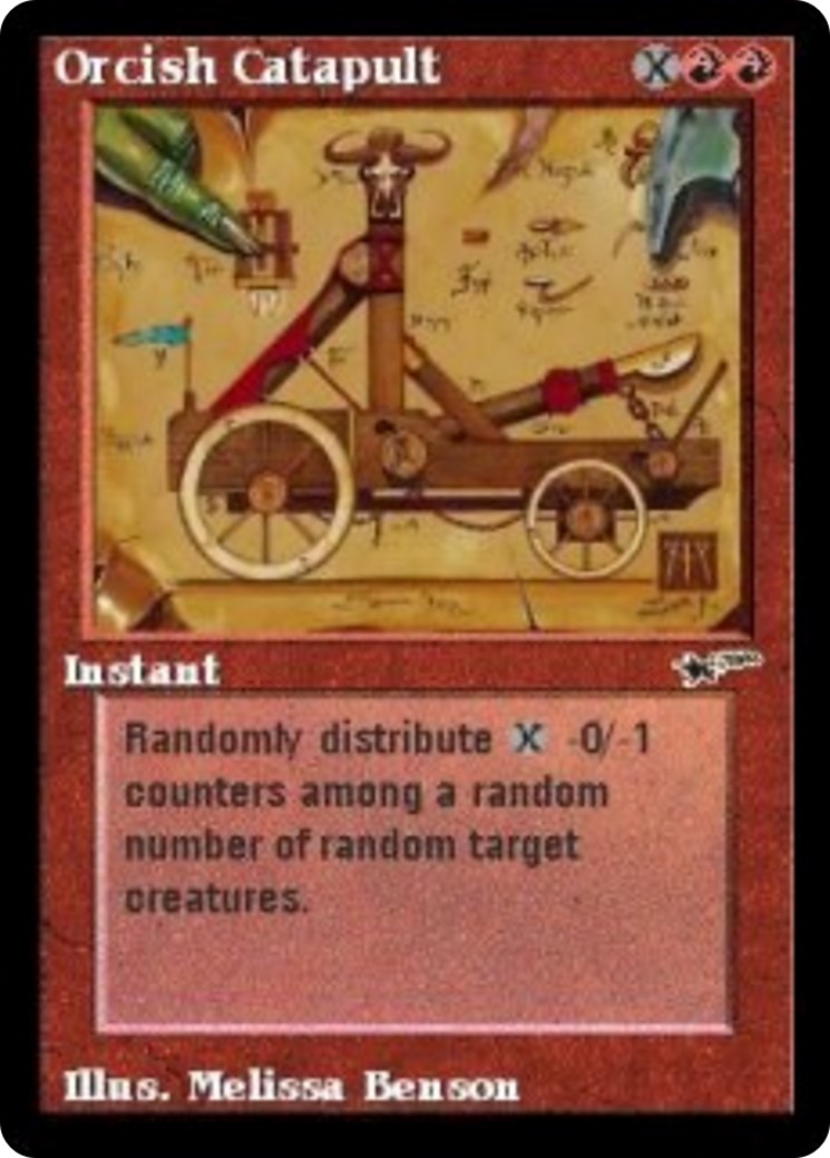 1997 Magic: The Gathering Astral Cards Orcish Catapult #6 trading card
