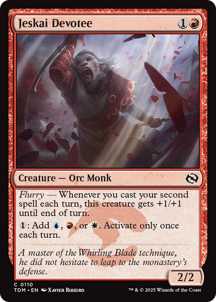 2025 Magic: The Gathering Tarkir: Dragonstorm 2025 Magic: The Gathering Tarkir: Dragonstorm #110 trading card