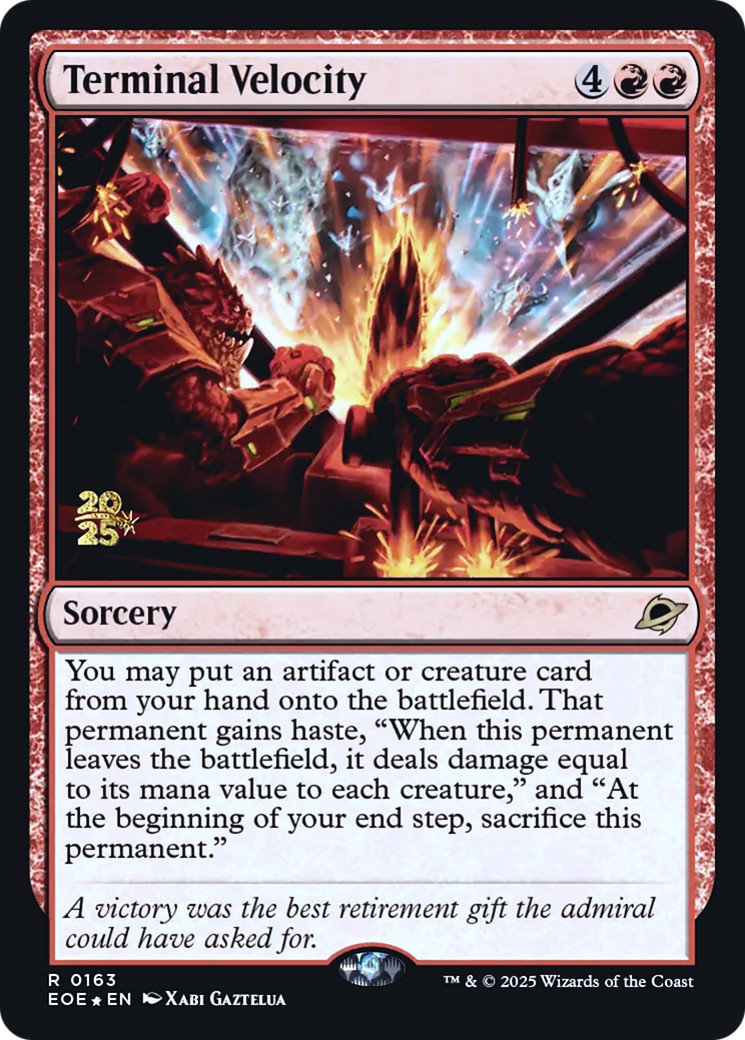 2025 Magic: The Gathering Edge of Eternities Promos 2025 Magic: The Gathering Edge of Eternities Promos #163s trading card