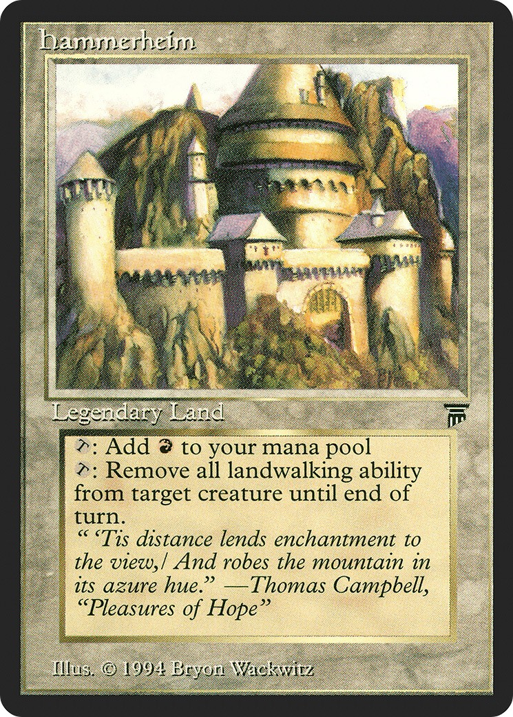 1994 Magic: The Gathering Legends 1994 Magic: The Gathering Legends #302 trading card
