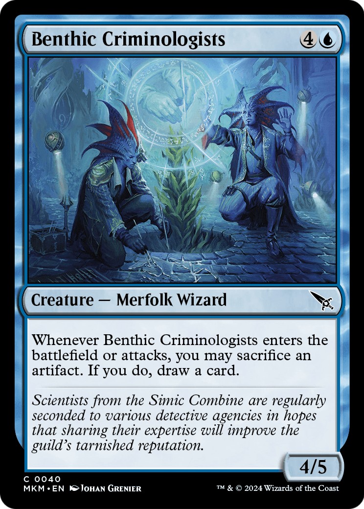 2024 Magic: The Gathering Murders at Karlov Manor 2024 Magic: The Gathering Murders at Karlov Manor #40 trading card