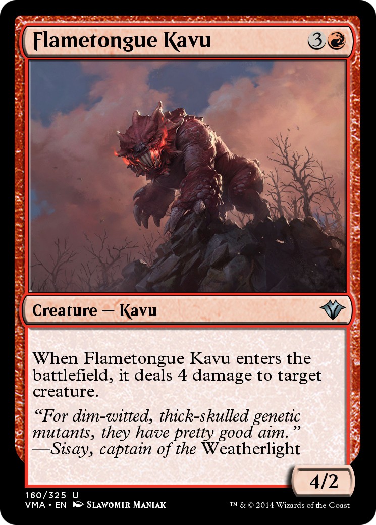2014 Magic: The Gathering Vintage Masters 2014 Magic: The Gathering Vintage Masters #160 trading card