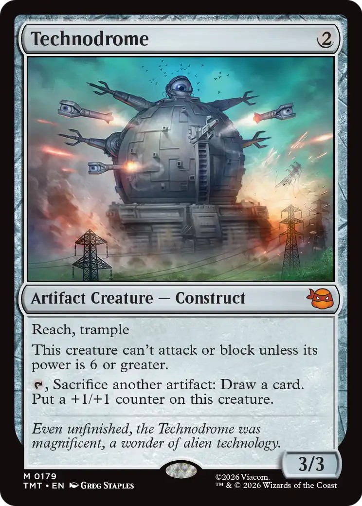 2026 Magic: The Gathering Teenage Mutant Ninja Turtles 2026 Magic: The Gathering Teenage Mutant Ninja Turtles #179 trading ca