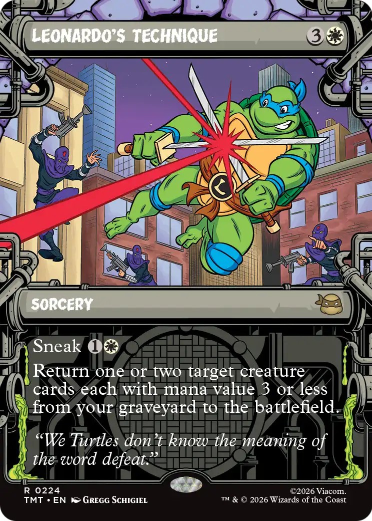 2026 Magic: The Gathering Teenage Mutant Ninja Turtles 2026 Magic: The Gathering Teenage Mutant Ninja Turtles #224 trading ca