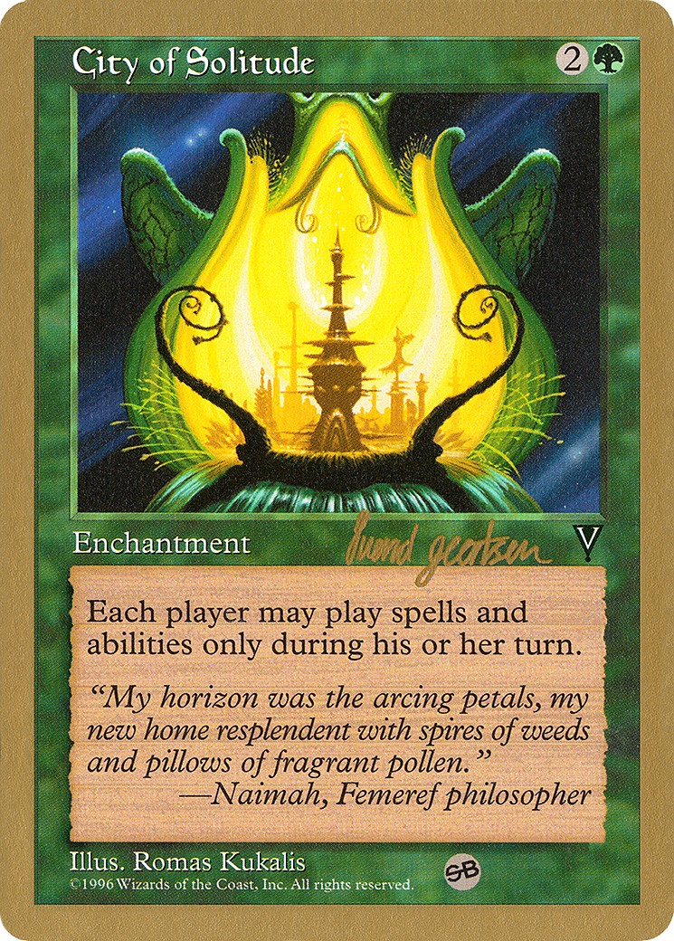 1997 Magic: The Gathering World Championship Decks 1997 Magic: The Gathering World Championship Decks #sg102sb trading card