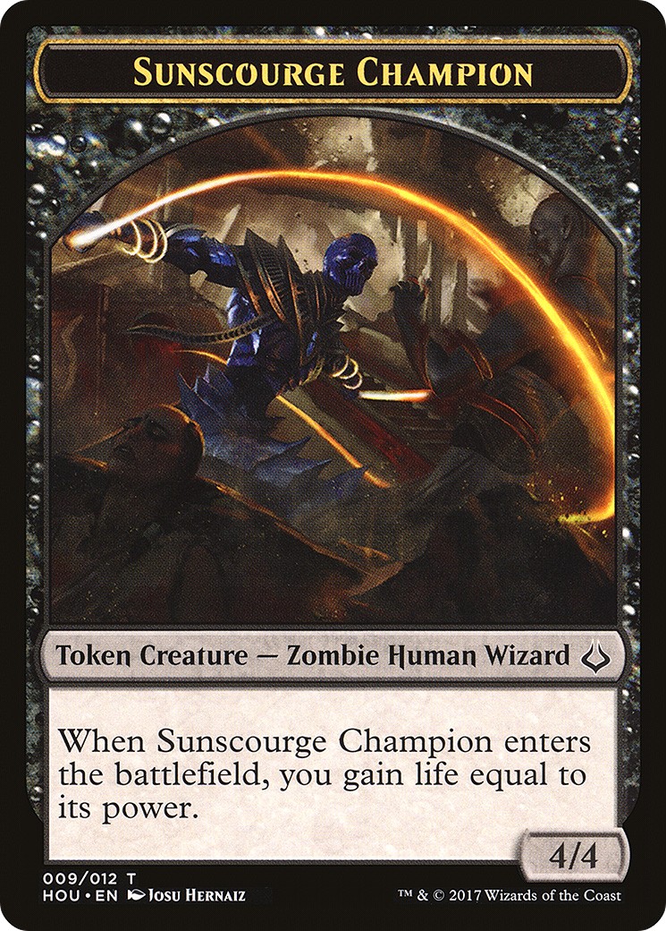 2017 Magic: The Gathering Hour of Devastation Tokens 2017 Magic: The Gathering Hour of Devastation Tokens #9 trading card