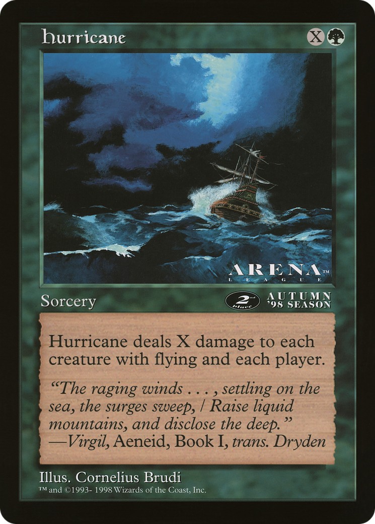 1998 Magic: The Gathering Oversized League Prizes 1998 Magic: The Gathering Oversized League Prizes #58 trading card